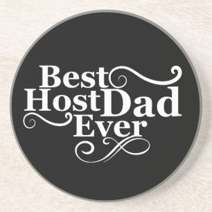 Best host dad ever happy fathers day gift ideas coaster