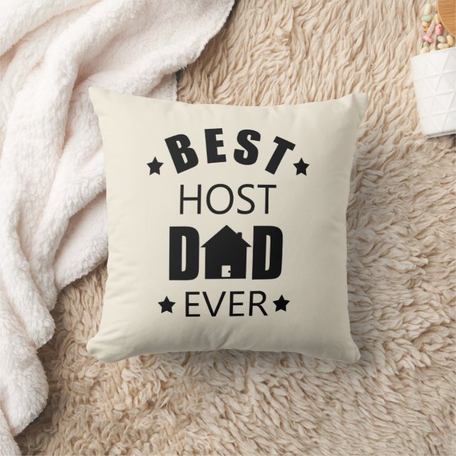 Best host dad ever happy fathers day gift ideas throw pillow (Blanket)
