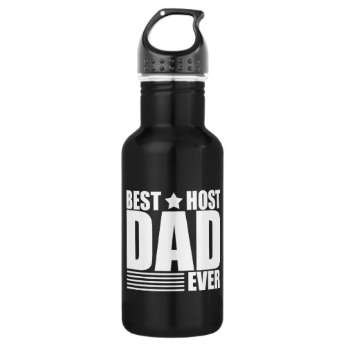 Best Host Dad Ever Stainless Steel Water Bottle