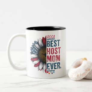 Best Host Mom Ever,Host Family host mom Two-Tone Coffee Mug