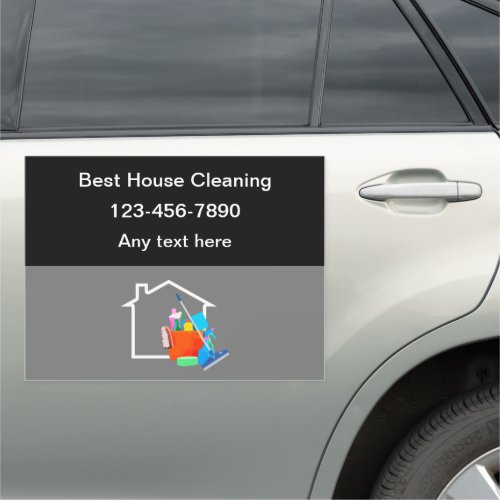 Best House Cleaning Advertising Magnetic Car Signs