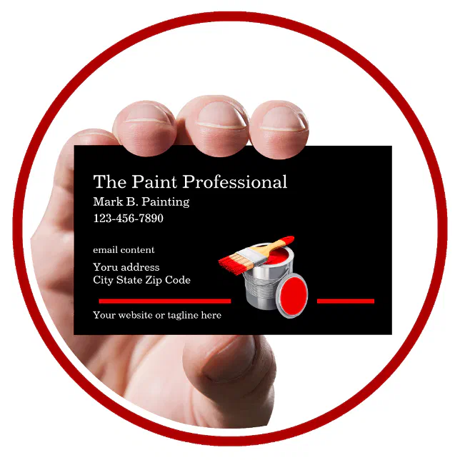 Best House Painter Business Cards Template Zazzle