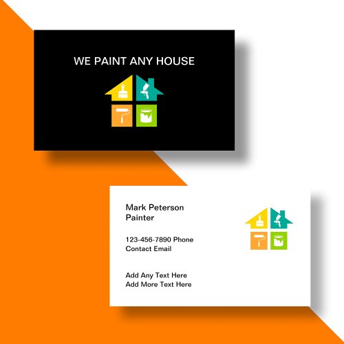 Best House Painter Modern Business Cards