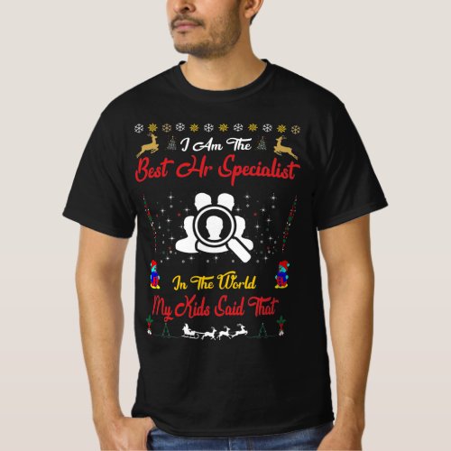 Best Hr Specialist Christmas T_Shirt