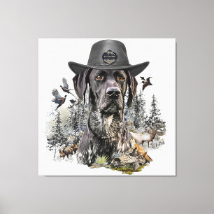 Best Hunting Dogs (GSP) Canvas Print