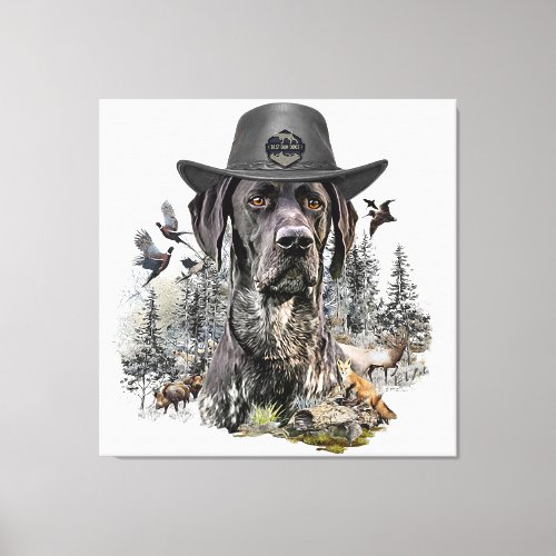 Best Hunting Dogs GSP  Canvas Print