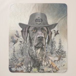 Best Hunting Dogs (GSP) Sherpa Blanket