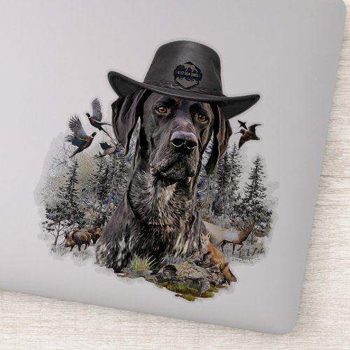Best Hunting Dogs GSP  Sticker