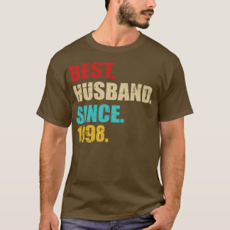 Best hus since 1998 for 25th silver wedding annive T-Shirt