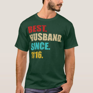 Best hus since 2016 5th wedding anniversary T-Shirt