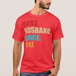 Best hus since 2017 for 5th wedding anniversary vi T-Shirt