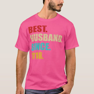 Best hus since 2018 3rd wedding anniversary T-Shirt