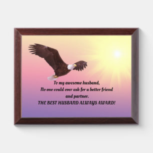 Best Husband Award Plaque