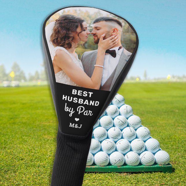 Best HUSBAND By Par Birthday Custom Photo Golf Head Cover (Creator Uploaded)