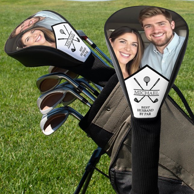 Best Husband By Par Photo Golf Head Cover (Creator Uploaded)