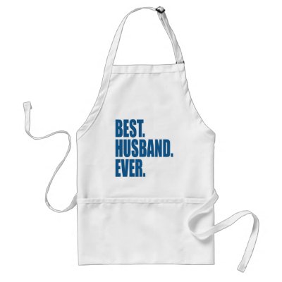 Best. Husband. Ever. (blue) Adult Apron