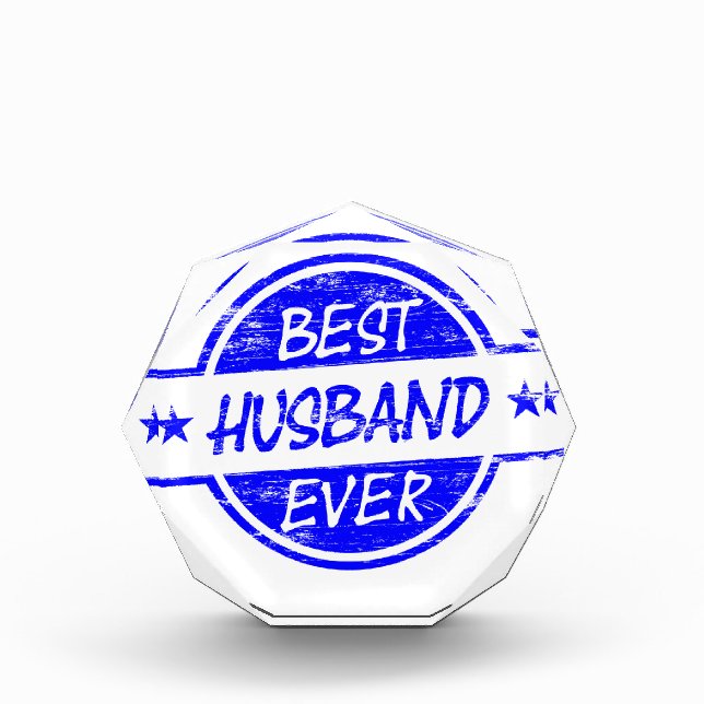 Best Husband Ever Blue Award (Front)