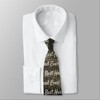 Best Husband Ever | Brown Dream Abstract Neck Tie
