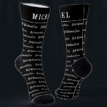 Best Husband Ever | Fun Monogram Socks<br><div class="desc">Unique socks quickly add texture, color and flair to any outfit. When you buy them for yourself, personalization puts on your unique stamp. They also make a thoughtful gift for anyone special in your life. These make a great Valentine's Day gift. Add your custom wording to this design by using...</div>