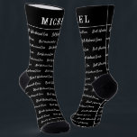 Best Husband Ever | Fun Monogram Socks<br><div class="desc">Unique socks quickly add texture, color and flair to any outfit. When you buy them for yourself, personalization puts on your unique stamp. They also make a thoughtful gift for anyone special in your life. These make a great Valentine's Day gift. Add your custom wording to this design by using...</div>