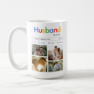 Best Husband Ever Funny Search 4 Photo Collage Coffee Mug