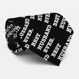 Best Husband Ever Gift For Anniversary Valentine's Neck Tie