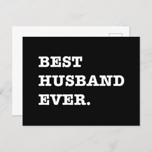 Best Husband Ever Gift For Anniversary Valentine's Postcard