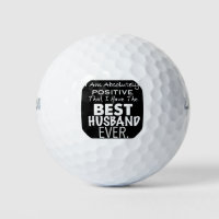 *****BEST HUSBAND EVER***** GOLF BALLS