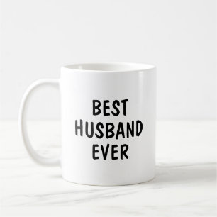 Best Husband Ever Minimalist Typography Gift Coffee Mug
