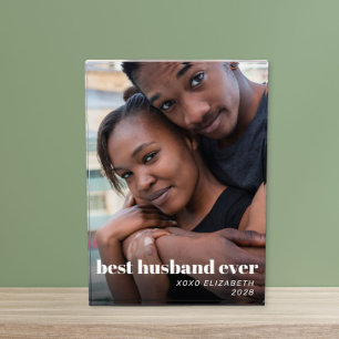 Best Husband Ever Personalized Photo Block