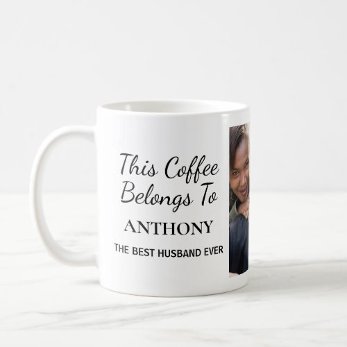 Best Husband Ever Personalized Photo Coffee Mug