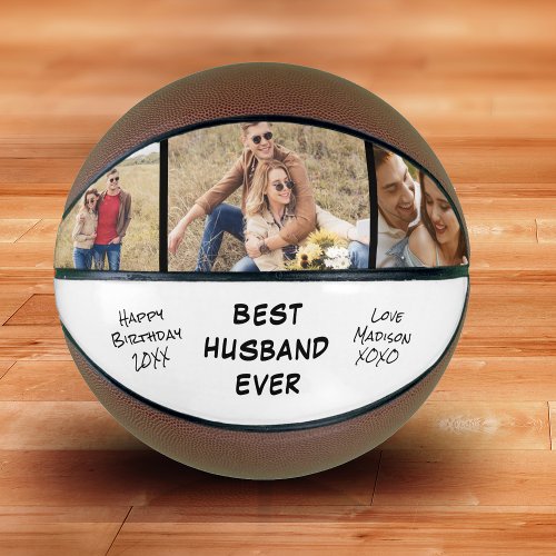 Best Husband Ever Photo Personalized Basketball