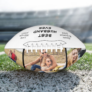 Best Husband Ever Photo Personalized Football