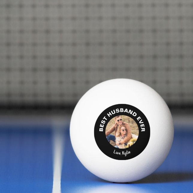 Best Husband Ever Photo Ping Pong Ball (Net)