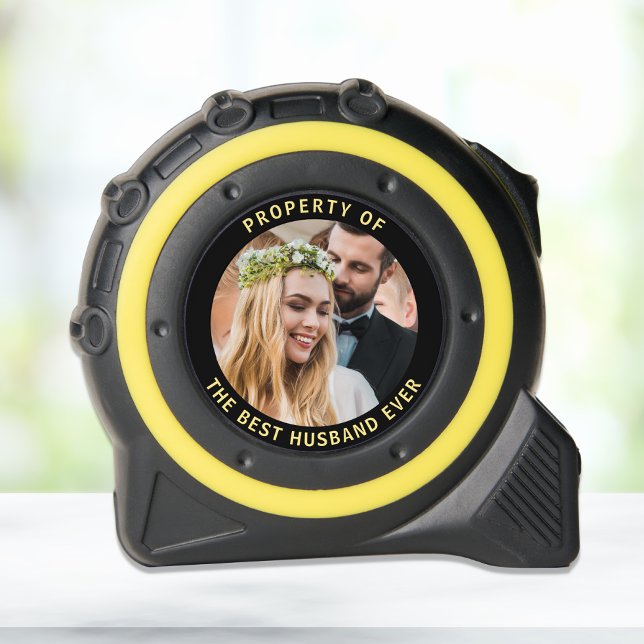 Best Husband Ever Photo Tape Measure (Creator Uploaded)