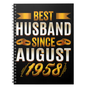 Best Husband FunnyAnniversary Mom Dad Notebook