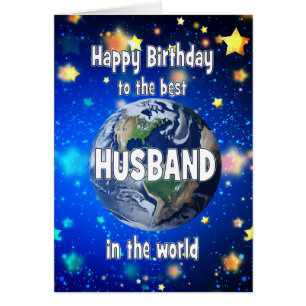 Best Husband In The World Birthday Cards