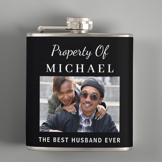Best Husband Photo Flask (Creator Uploaded)