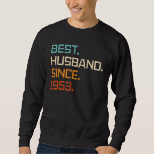 Best Husband Since 1953 70th Wedding Anniversary F Sweatshirt