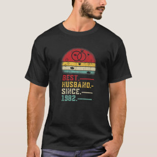 Best Husband Since 1982 Wedding Graphic 40Th Anniv T-Shirt