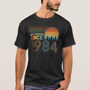 Best Husband Since 1984 Cute 39th Wedding Annivers T-Shirt