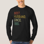 Best Husband Since 1985 37th Wedding Aniversary T-Shirt<br><div class="desc">Best Husband Since 1985 37th Wedding Aniversary</div>