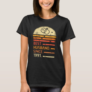 Best husband since 1991 retro vintage father's day T-Shirt
