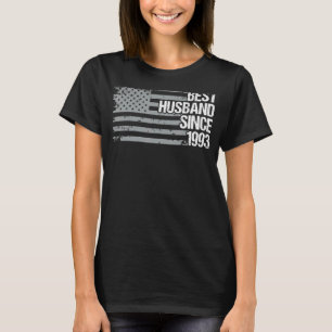 Best Husband Since 1993 29th Wedding Anniversary T-Shirt