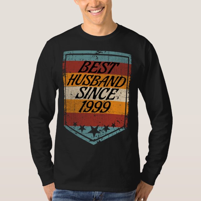 Best Husband since 1999 wedding married 1999 marri T-Shirt (Front)