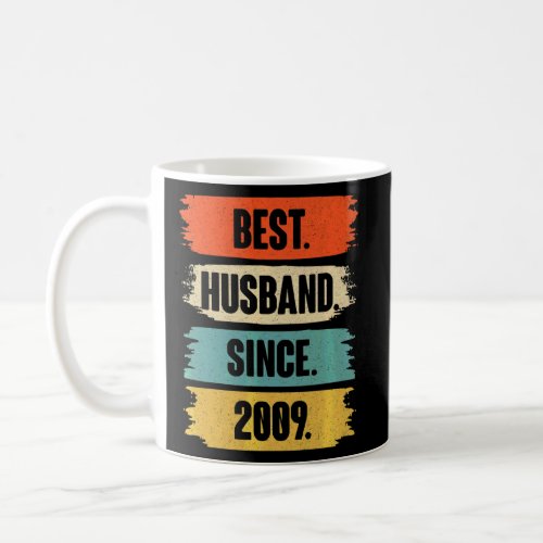 Best Husband Since 2009 Vintage 13th Wedding Anive Coffee Mug