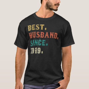 Best Husband Since 2019 3rd Wedding Anniversary 3 T-Shirt