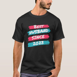 Best Husband since 2023 1st Wedding anniversary T-Shirt