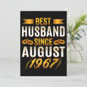 Best Husband Since August 1967 Funny Anniversary (Standing Front)