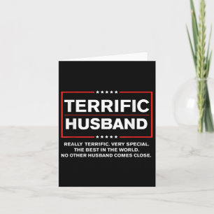 Best Husband Trump 2024 - Terrific Husband Funny Card